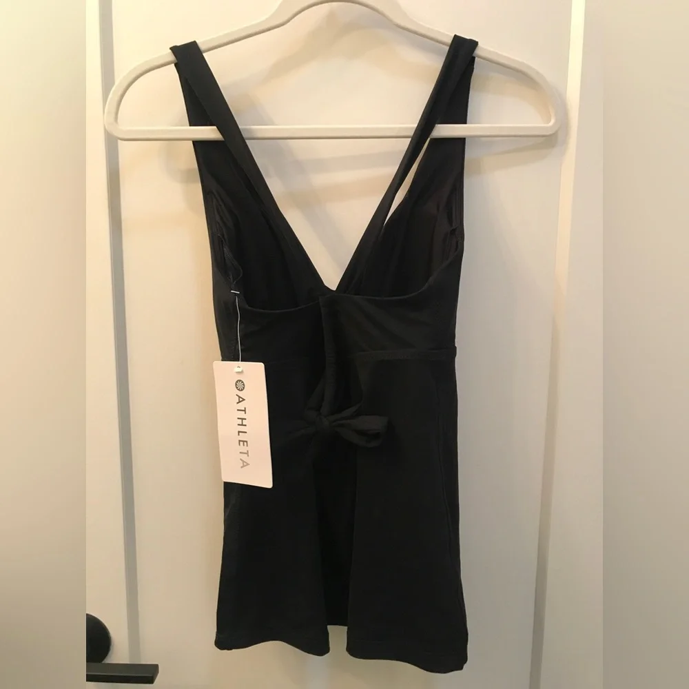 Athleta Black Plunge Tankini Top - Picture 2 of 6